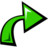  Green Right Arrow